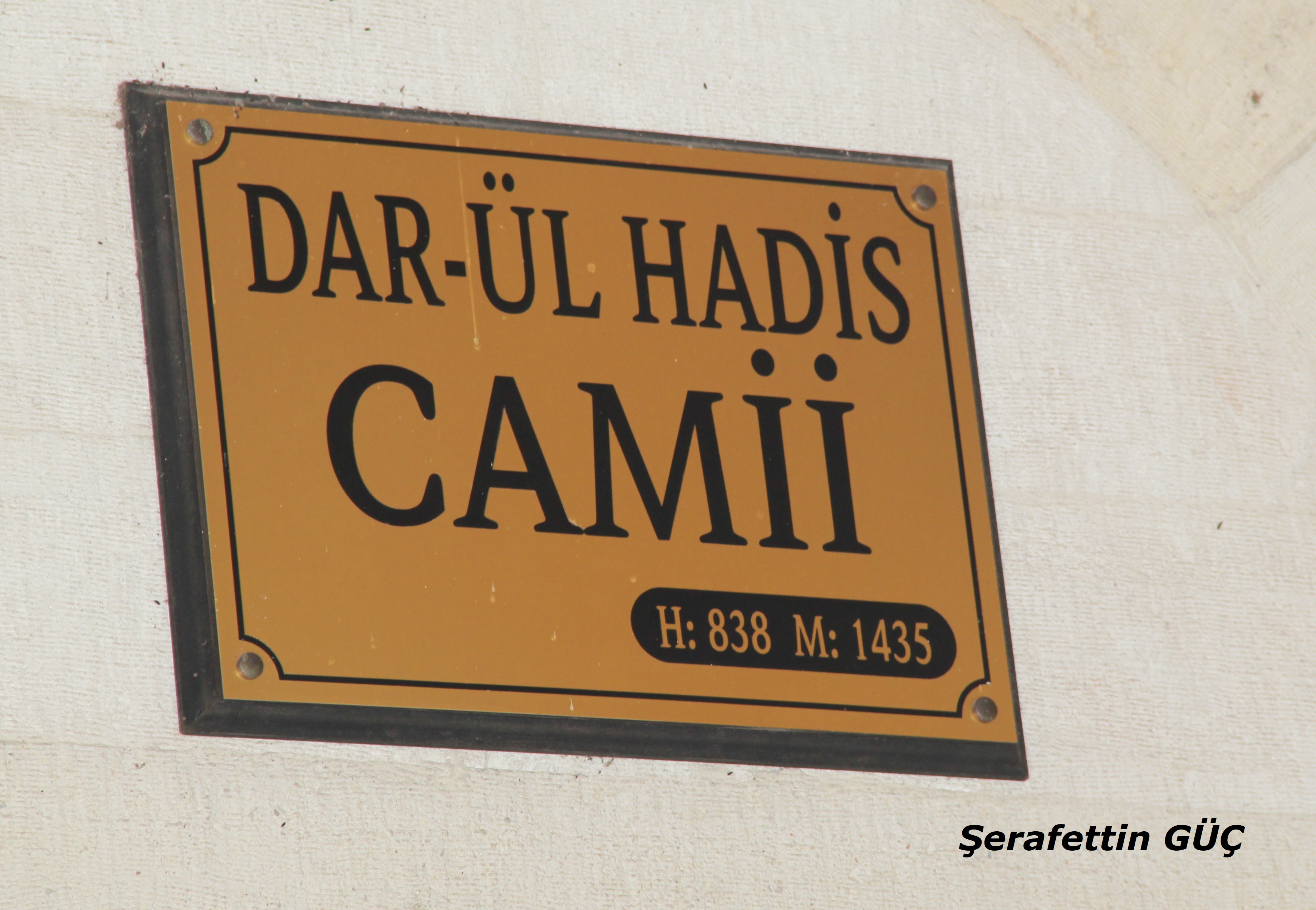 Dar-ül Hadis Camisi 