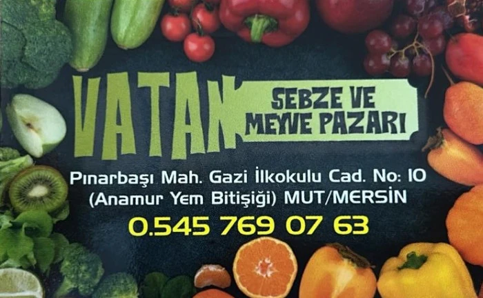 Vatan sebze ve meyve pazarı 