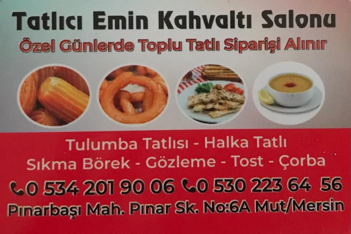 Tatlıcı Emin Kahvaltı Salonu 
