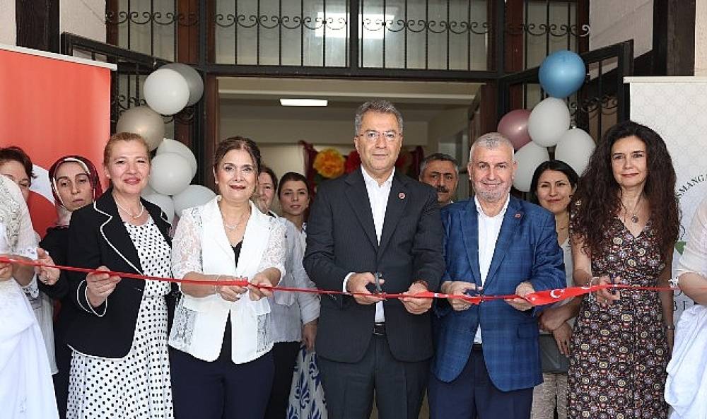 OSMEK Namık Kemal Kursiyerlerinden El Emeği G&ouml;z Nuru Sergi