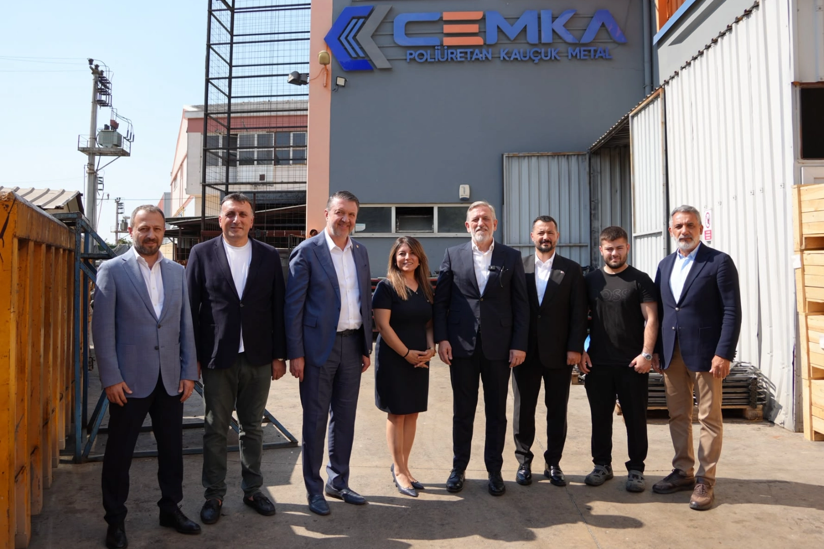BTSO Başkanı Burkay ve M&Uuml;SİAD Bursa'dan CEMKA'ya ziyaret