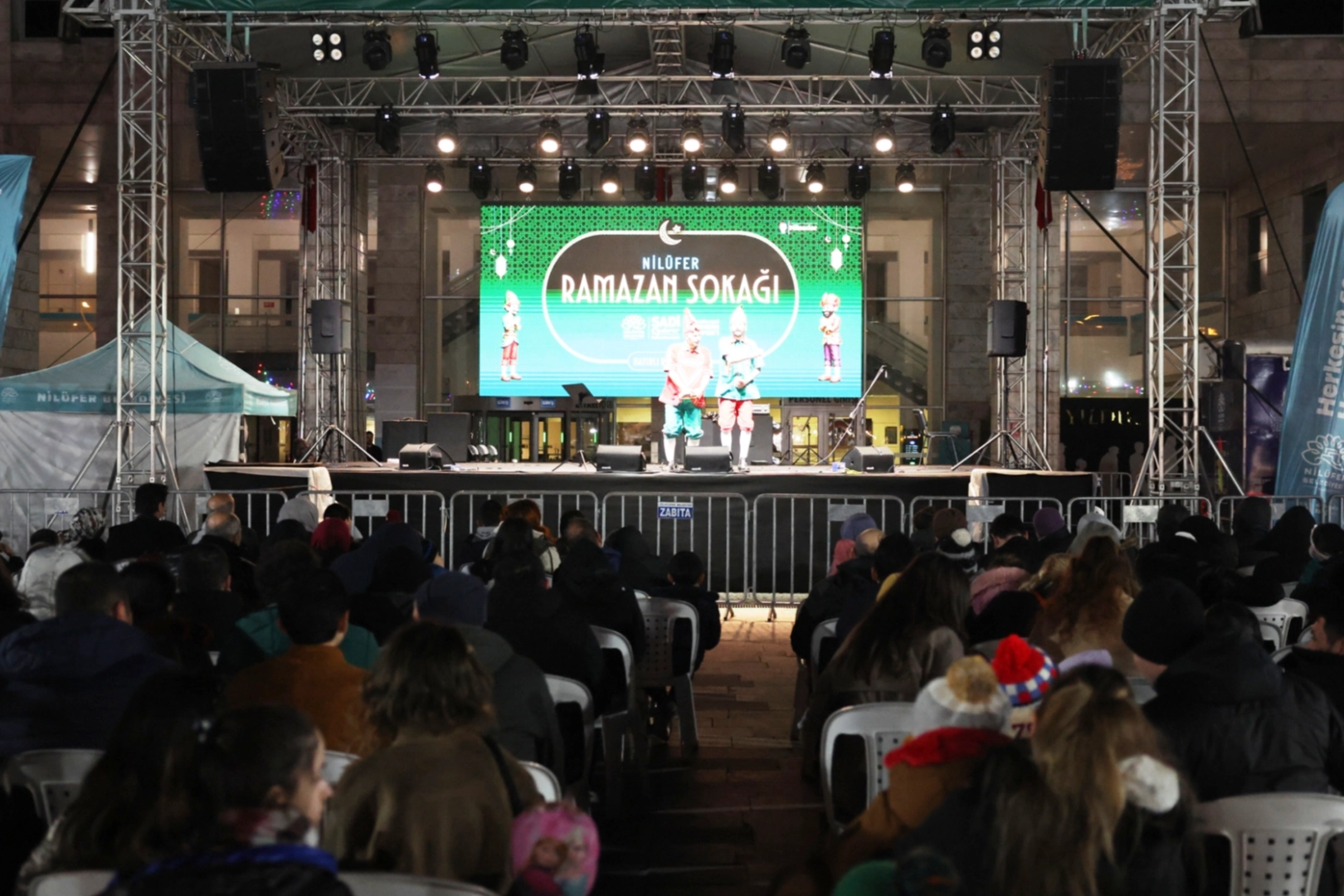 Bursa Nil&uuml;fer Ramazan Sokağı&rsquo;nda Muşlular gecesi coşkusu