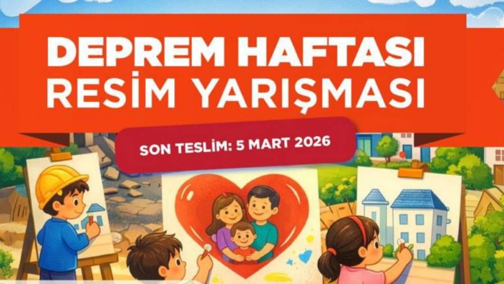 Adıyaman Belediyesi&rsquo;nden Deprem Haftası kapsamında &ouml;d&uuml;ll&uuml; resim yarışması 