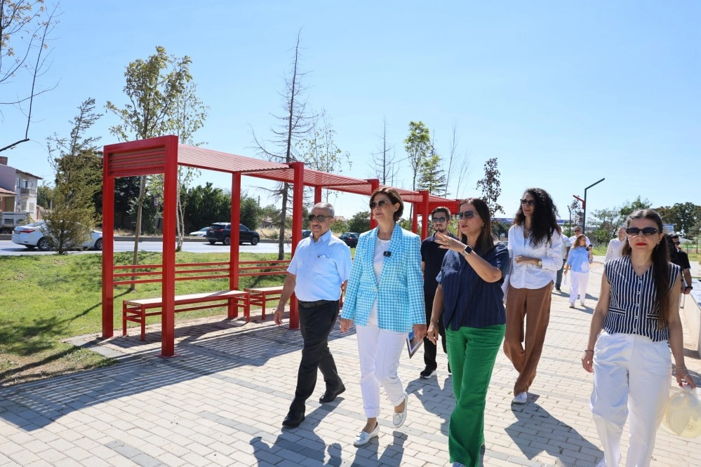 Eskişehir G&uuml;ndoğdu'da yeşil alan &ccedil;alışması