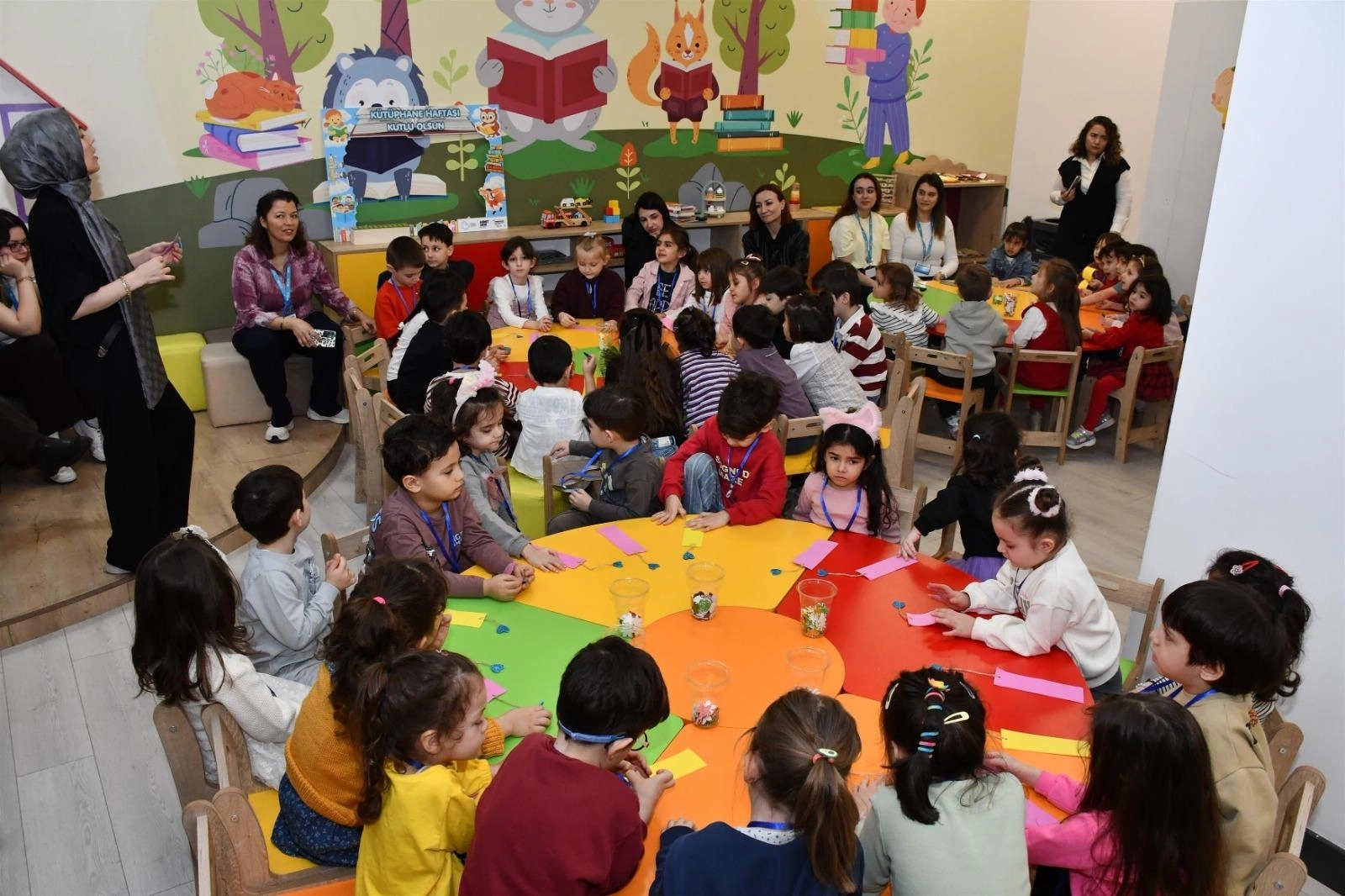 Balıkesir&rsquo;de K&uuml;t&uuml;phane Haftası etkinliklerine yoğun ilgi