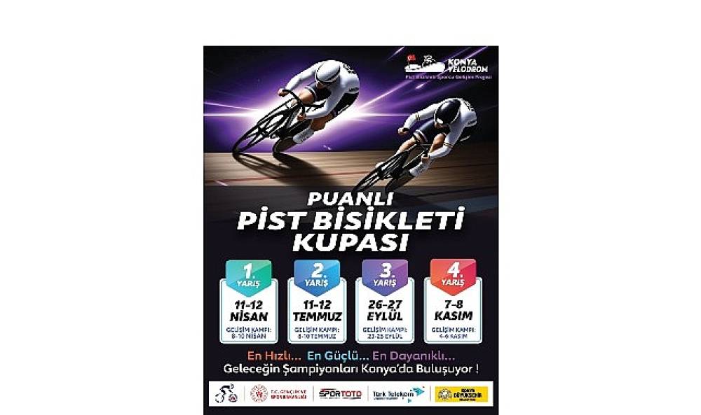 Konya Velodromu, geleceğin şampiyonlarını ağırlamaya hazırlanıyor