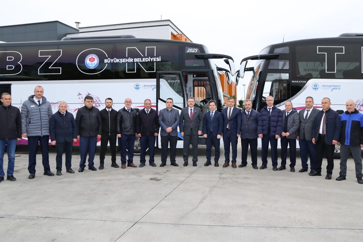 Trabzon'un ara&ccedil; filosuna 12 yeni otob&uuml;s dahil edildi