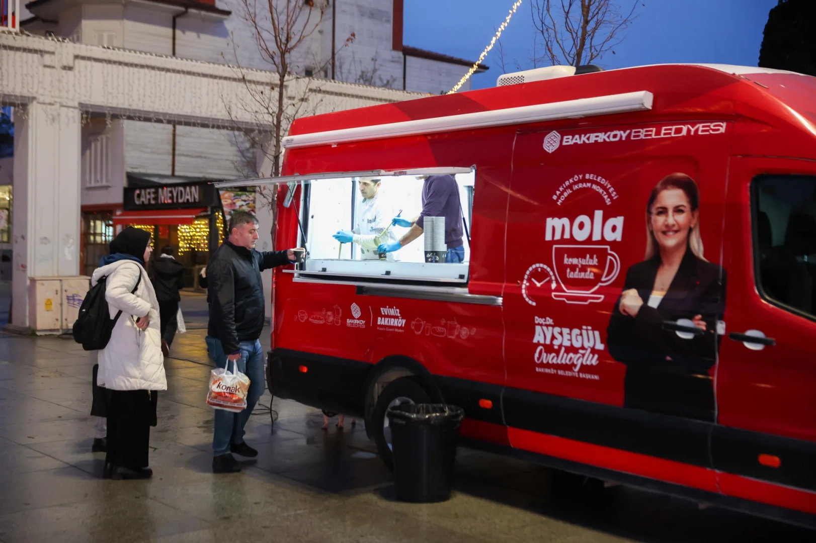 İstanbul Bakırk&ouml;y'de sıcak mola!