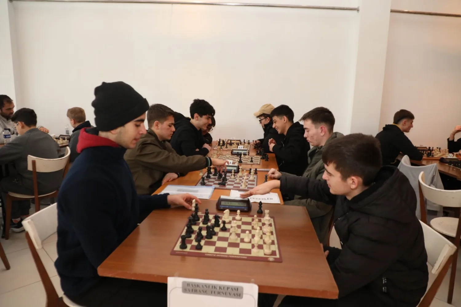 Bursa İneg&ouml;l&rsquo;de spor festivalinde satran&ccedil; heyecanı