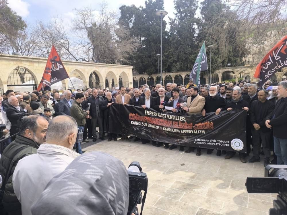 Şanlıurfa&rsquo;da Zulme Karşı Ortak Ses: "Zalimler İ&ccedil;in Yaşasın Cehennem!" 