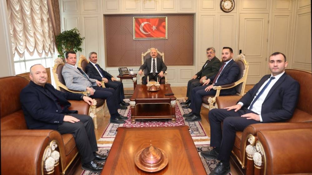 Vali Varol, Milletvekili Alkayış ve İl Başkanı &Ccedil;adır&rsquo;ı kabul etti 