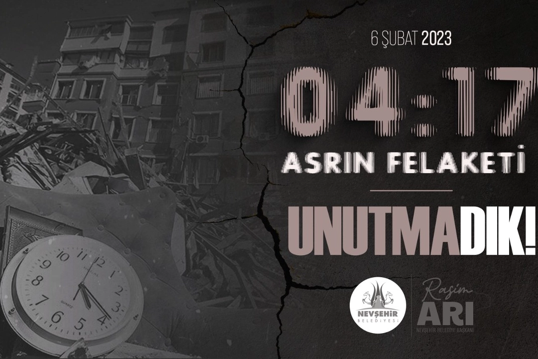 Nevşehir Belediyesi 6 Şubat'ı unutmadı