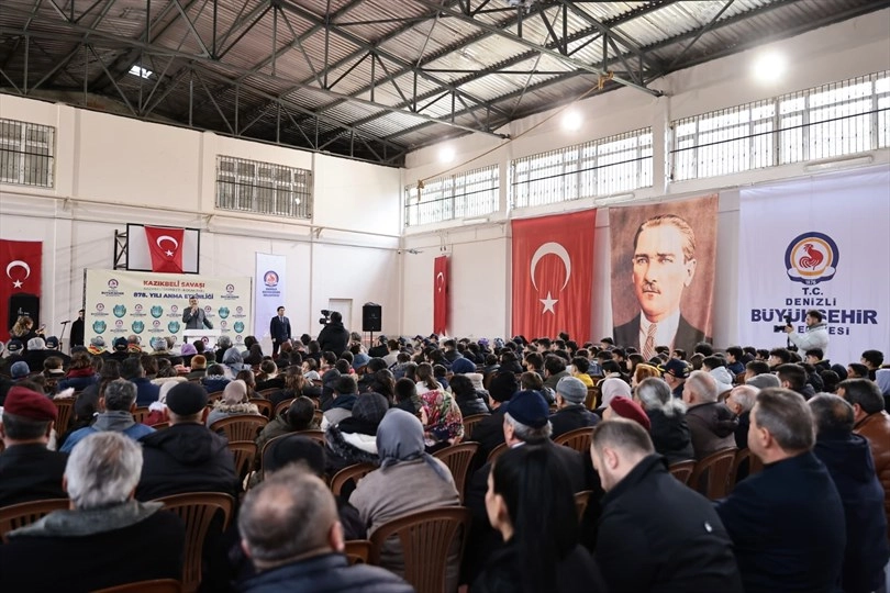 Denizli B&uuml;y&uuml;kşehir&rsquo;den Kazıkbeli Zaferi anması