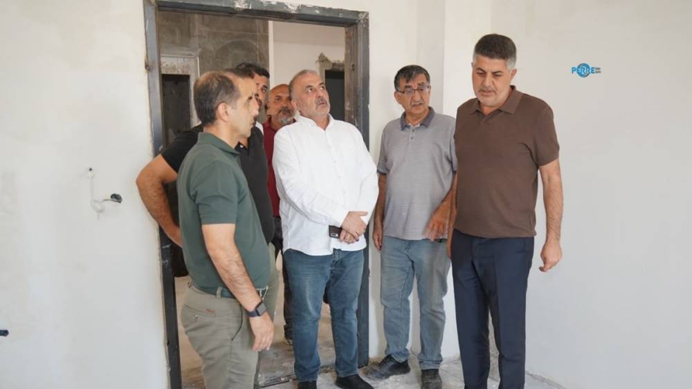 Milletvekili Şan, Alitaşı Aile Sağlığı Merkezi inşaatını inceledi 