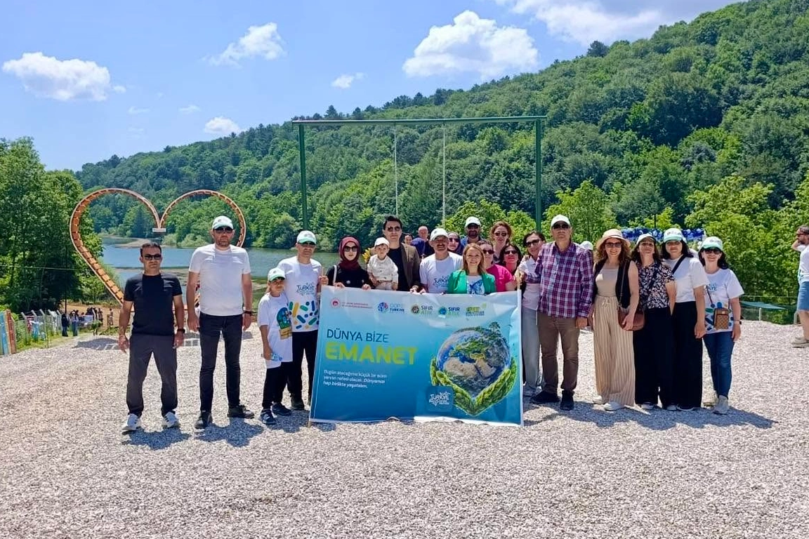 Bilecik'te &ccedil;evresel temalı doğa y&uuml;r&uuml;y&uuml;ş&uuml;
