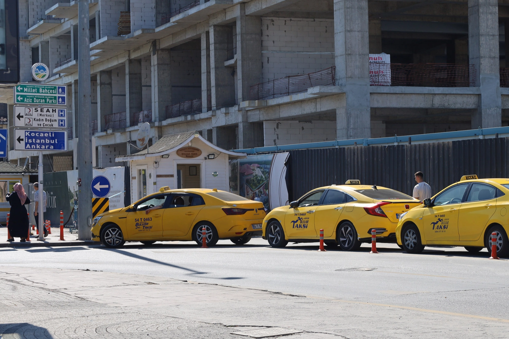 Sakarya'da taksi durakları tek tıkla g&ouml;r&uuml;lebilecek