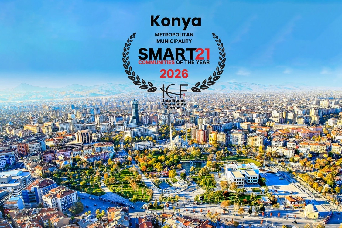 Konya'ya '2026 Smart21 Topluluğu' unvanı... D&uuml;nyanın en akıllı 21 şehrinden biri oldu