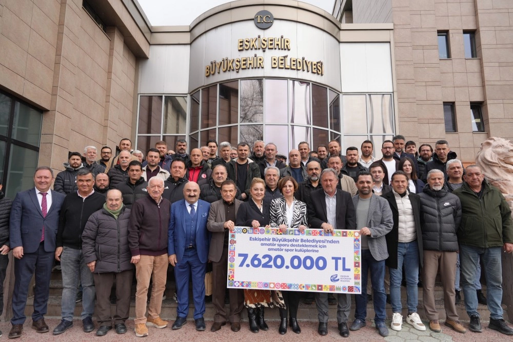 Eskişehir'de amat&ouml;r spora 7 milyon 620 bin TL destek