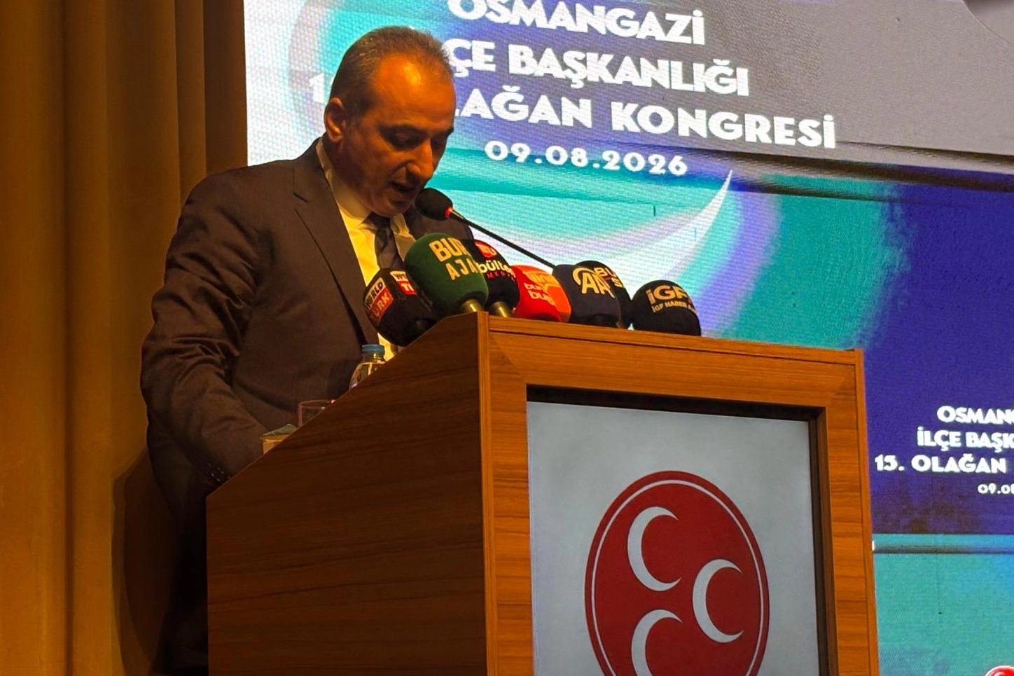Bursa'da MHP Osmangazi&rsquo;de Serdar Burulday d&ouml;nemi