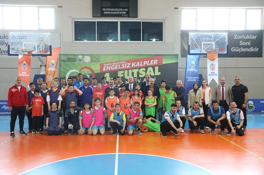 Bursa İneg&ouml;l&rsquo;de engelsiz turnuva coşkusu