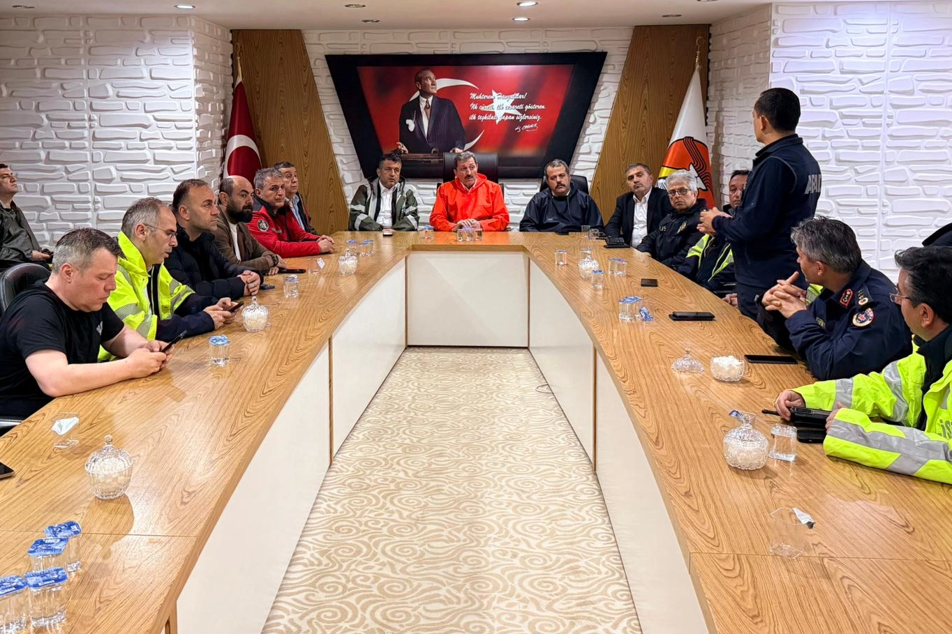 Samsun Havza'da sağanak sonrası koordinasyon s&uuml;r&uuml;yor