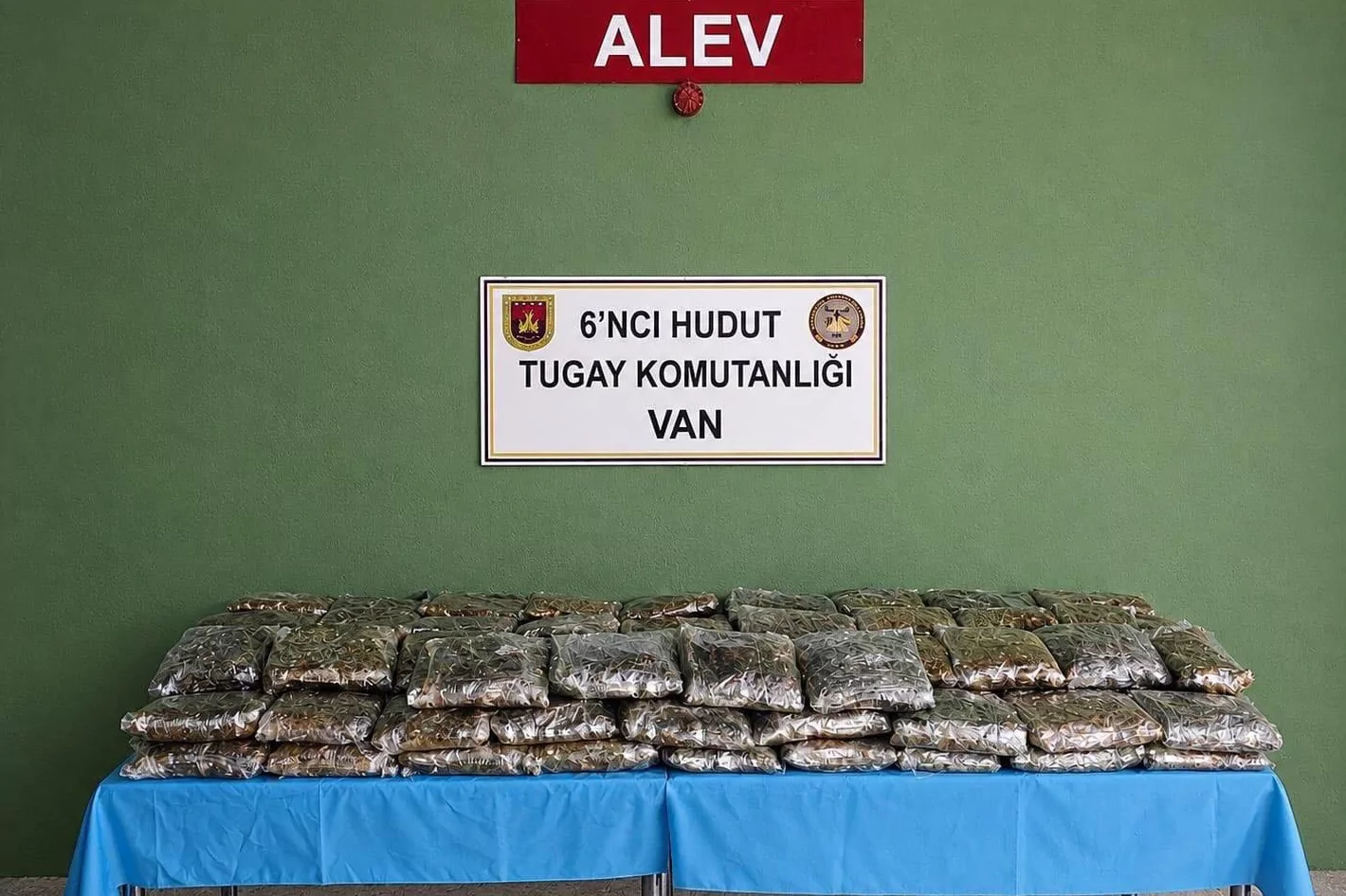Van hudut hattında 59 kilo uyuşturucu ele ge&ccedil;irildi