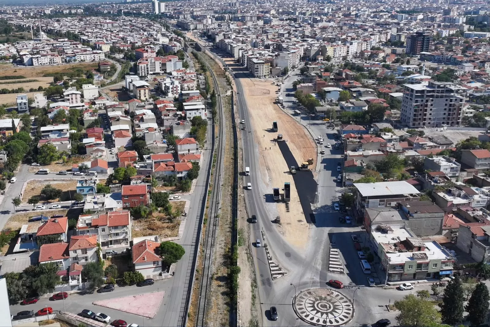 Manisa trafiğini rahatlatacak Cider Yolu&rsquo;nda &ccedil;alışmalar s&uuml;r&uuml;yor