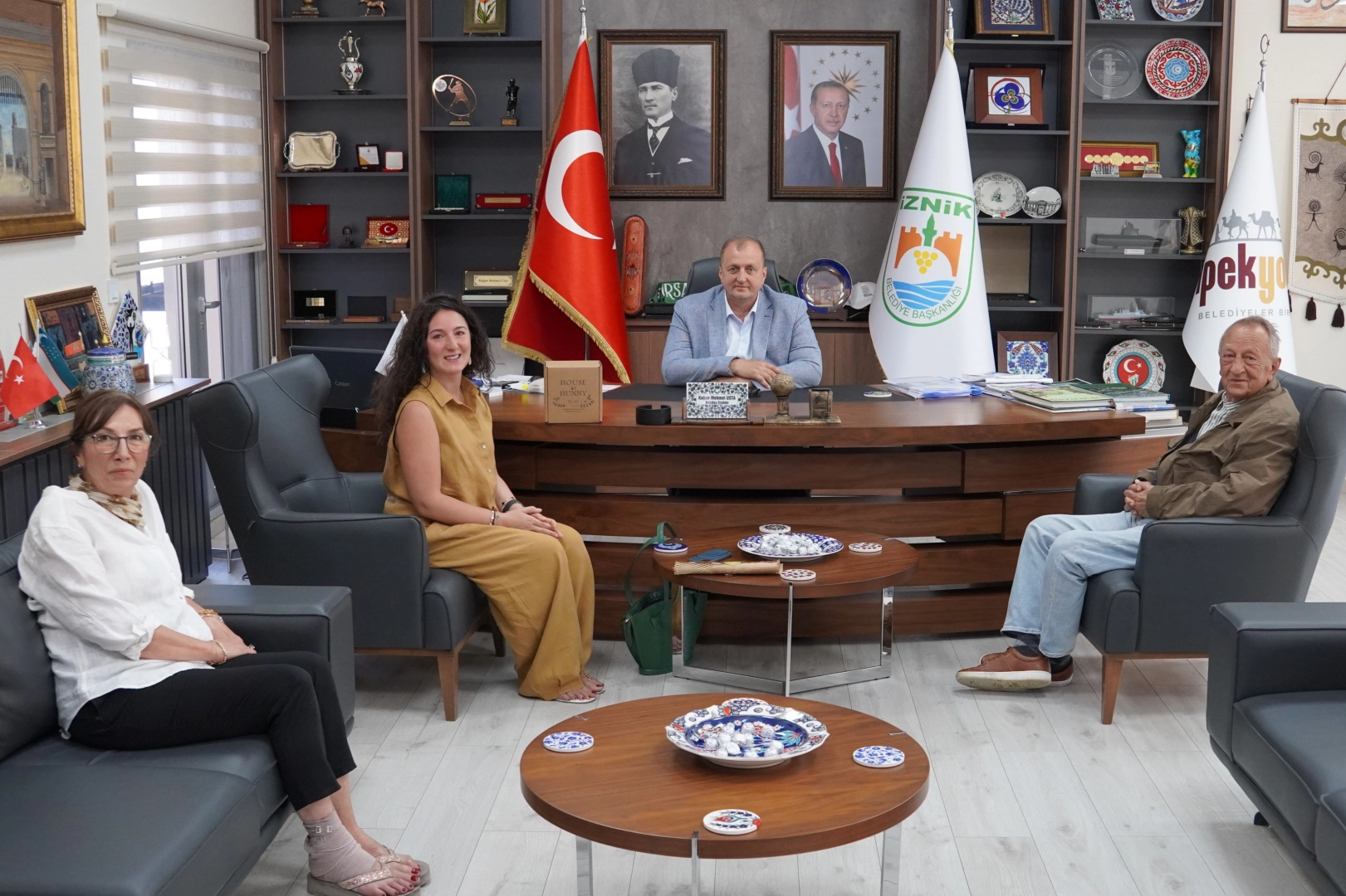 House of Hunny&rsquo;den Başkan Usta&rsquo;ya ziyaret