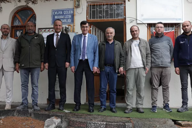 K&uuml;tahya'da Başkan Kahveci'den Evliya &Ccedil;elebi Mahallesi&rsquo;ne ziyaret