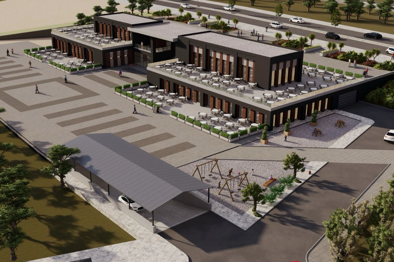 &Ccedil;orum&rsquo;a teras bah&ccedil;e ve yer altı otoparkı geliyor