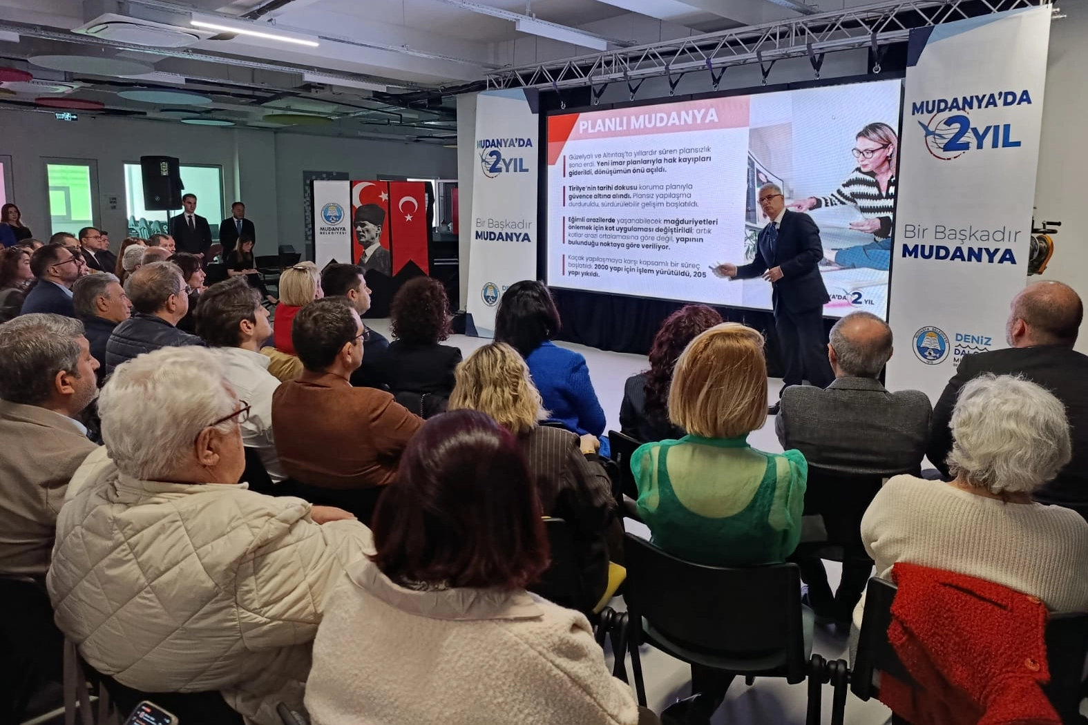 Mudanya'da Başkan Dalgı&ccedil;'tan iki yıla kapsamlı sunum