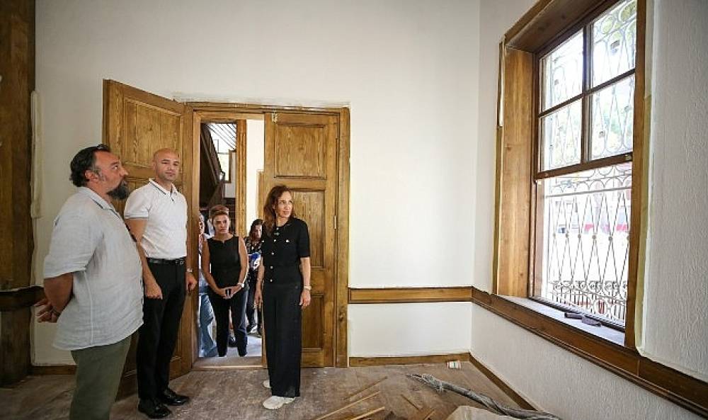 Latife Hanım K&ouml;şk&uuml;'nde &ccedil;alışmalar sona yaklaştı