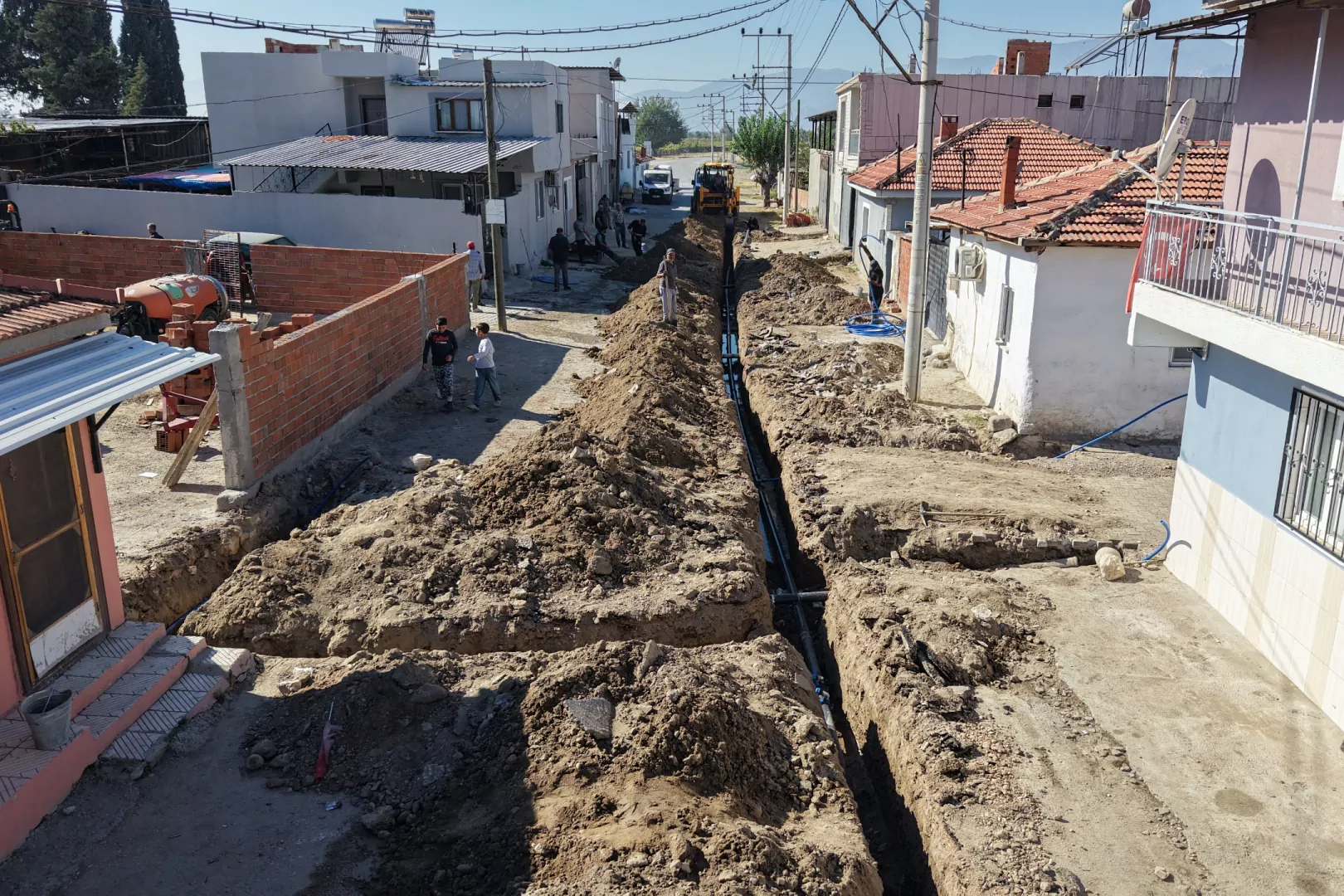 Manisa Yeşilk&ouml;y&rsquo;&uuml;n 40 yıllık i&ccedil;me suyu altyapısı yenilendi