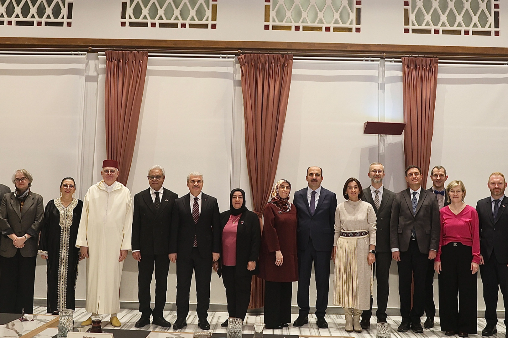 B&uuml;y&uuml;kel&ccedil;iler ve eşleri Konya'da ağırlandı