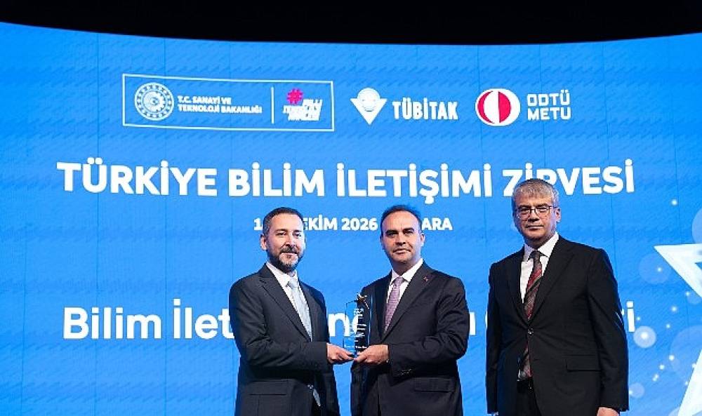 Konya Bilim Merkezi'ne Bilim İletişimine Katkı &Ouml;d&uuml;l&uuml;