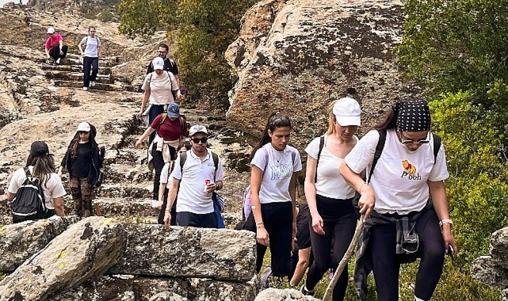&Ccedil;er&ccedil;ioğlu, 19 Mayıs Atat&uuml;rk'&uuml; Anma, Gen&ccedil;lik ve Spor Bayramı Kapsamında Aydınlı Gen&ccedil;ler İ&ccedil;in Trekking Etkinliği D&uuml;zenledi