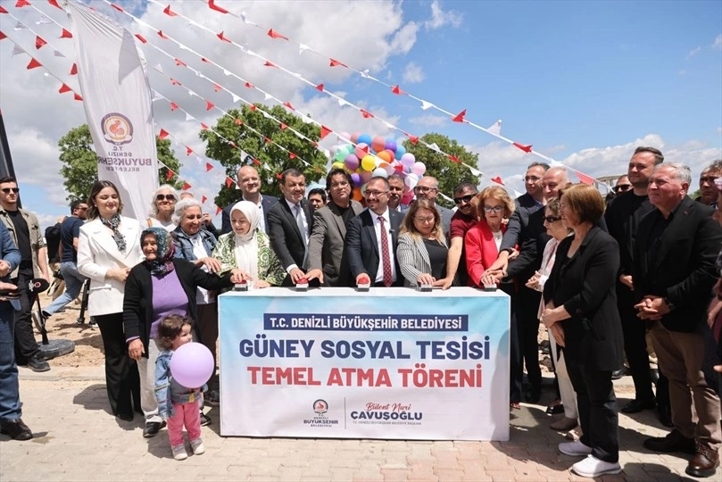 Denizli G&uuml;ney&rsquo;de yeni yaşam merkezinin temeli atıldı