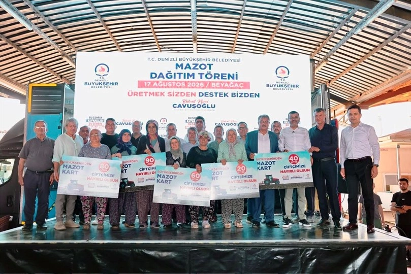 Denizli'de&nbsp;&uuml;reticiye mazot desteği