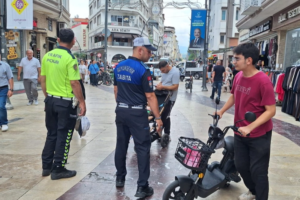 Ordu&rsquo;da kapalı caddelerde sıkı denetim