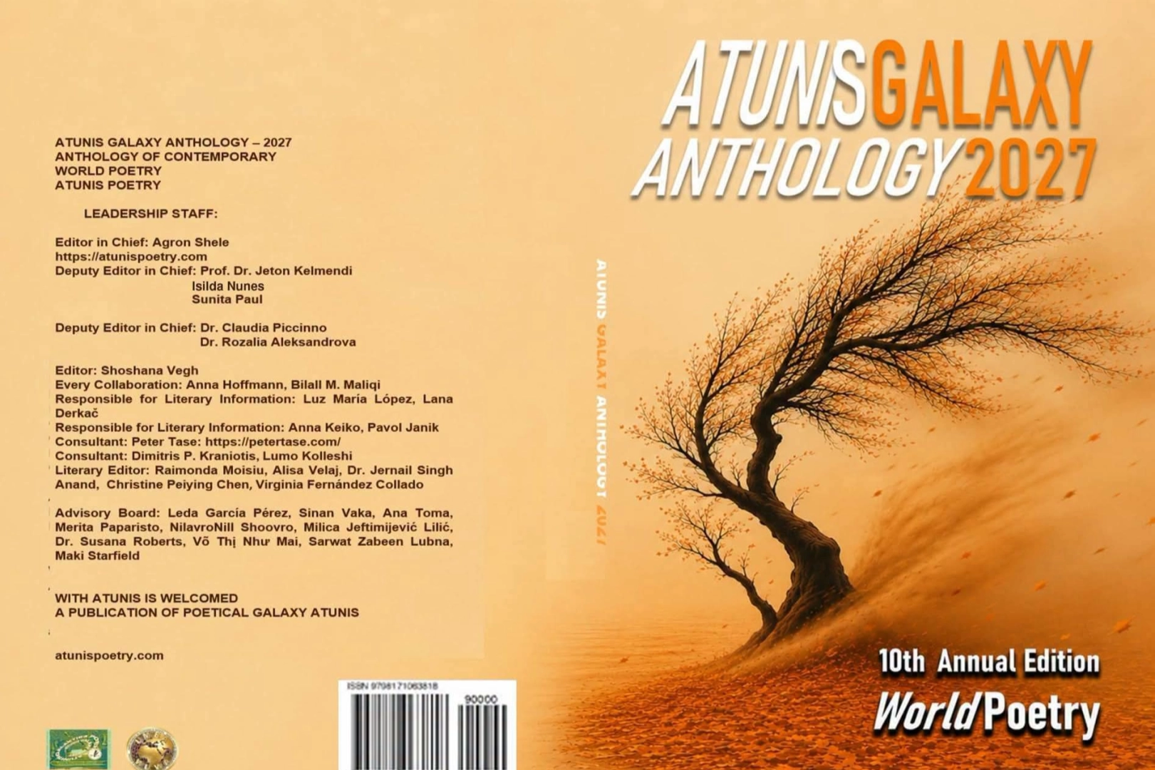 Gazeteci &Ouml;zke&rsquo;nin eserleri 2027 Atunis Galaxy Anthology&rsquo;de&nbsp;