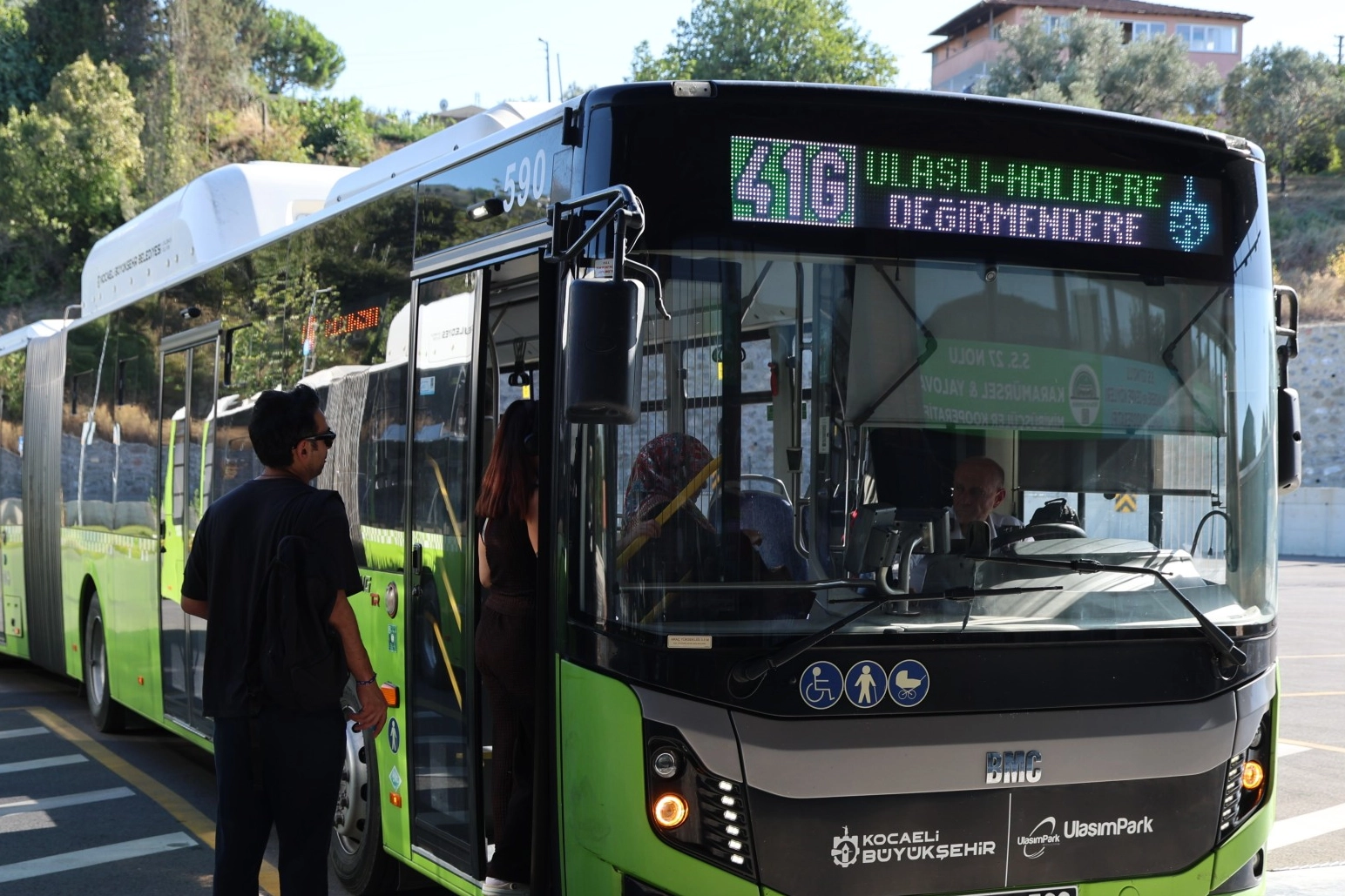 Kocaeli'nin g&uuml;ney aksında 41G ulaşıma nefes oldu