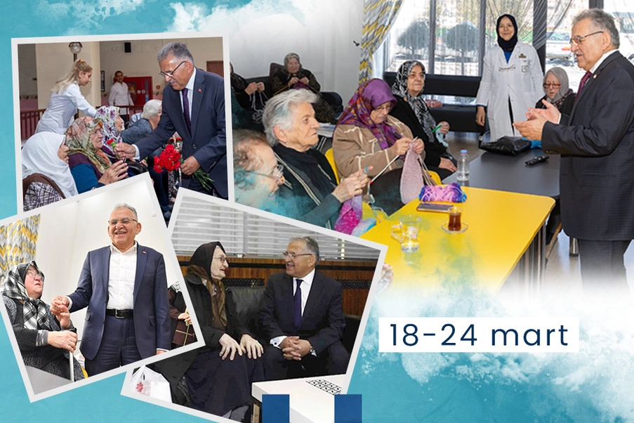 Kayseri B&uuml;y&uuml;kşehir'den 'Yaşlılara Saygı' mesajı