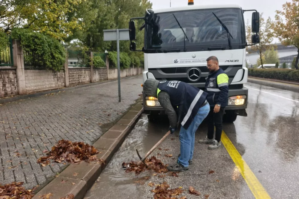 Eskişehir&rsquo;de ESKİ ekipleri olumsuz hava koşullarına karşı teyakkuzda