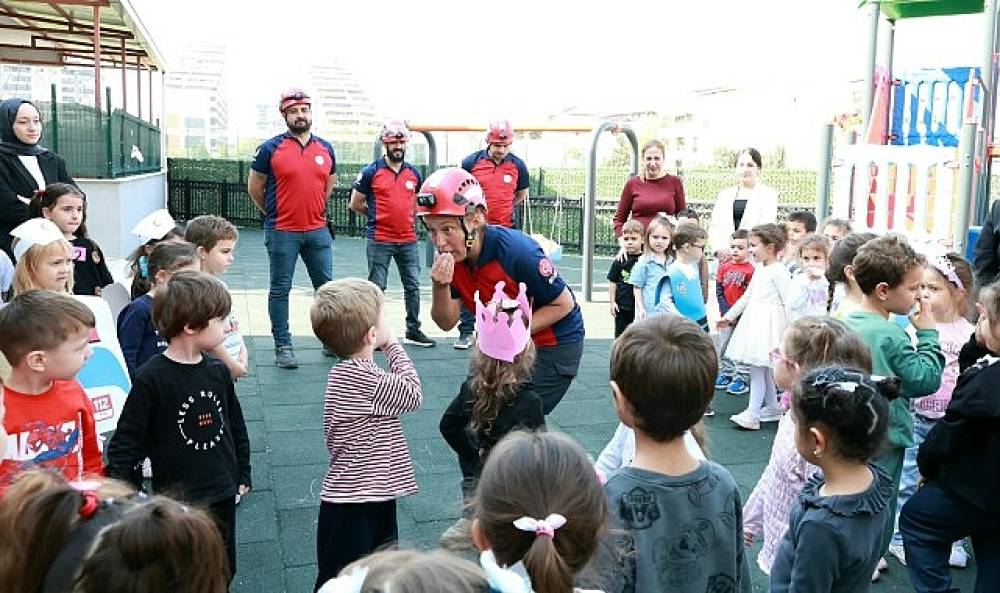 Osmangazi'de Kreş &Ouml;ğrencileri Afetlere Karşı Bilin&ccedil;lendirildi