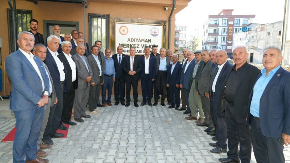 İl Milli Eğitim M&uuml;d&uuml;r&uuml; Tosun&rsquo;dan muhtarlara ziyaret 