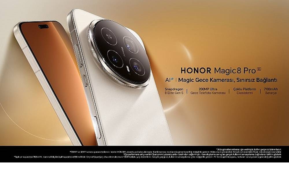 Yapay Zek&acirc; &Ccedil;ağının Amiral Gemisi: HONOR Magic8 Pro Yakında T&uuml;rkiye'de