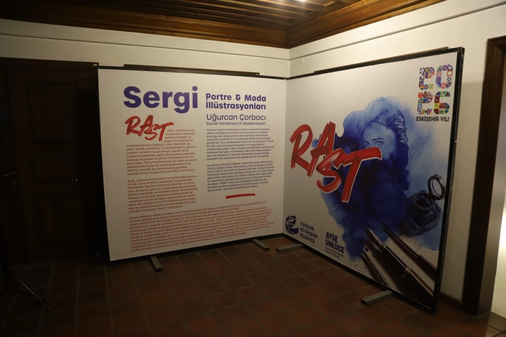 Eskişehir&rsquo;de &lsquo;Rast&rsquo; sergisi a&ccedil;ıldı