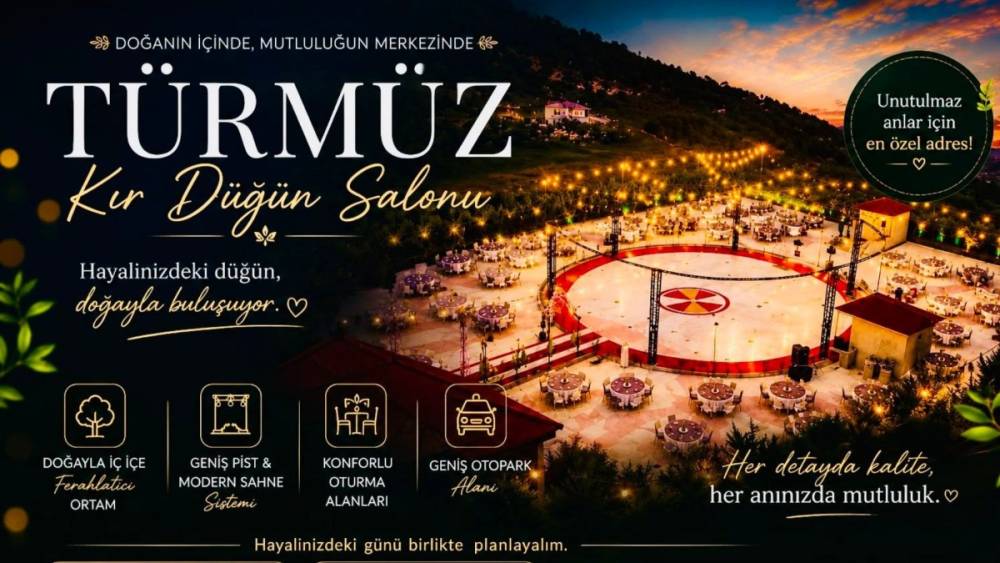T&uuml;rm&uuml;z Kır D&uuml;ğ&uuml;n Salonu&rsquo;ndan 5 &ccedil;ifte &uuml;cretsiz d&uuml;ğ&uuml;n fırsatı  - Videolu Haber