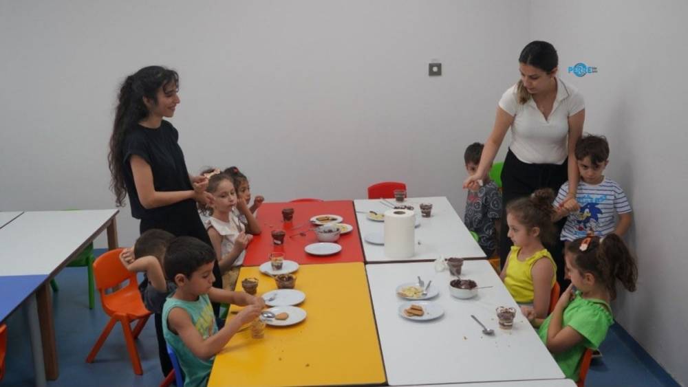 Tutdere, &ccedil;ocuk kamp&uuml;slerinde 158 &ccedil;ocuğu spor, sanat ve kent k&uuml;lt&uuml;r&uuml;yle buluşturuyor  - Videolu Haber