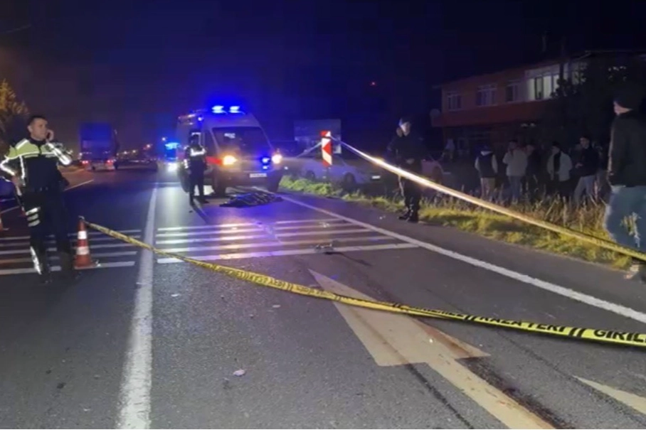 Düzce'de trafik kazası! Yaşlı yaya feci şekilde can verdi